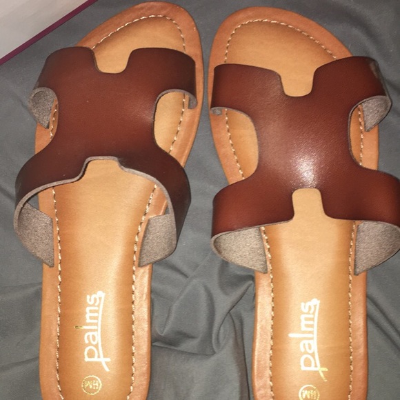 palms Shoes - Palms Brown Sandals from shoe show. Size 8 and 1/2 M.